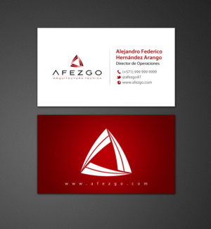 Business Card Design by chandrayaan.creative for AFEZGO | Design #12433516