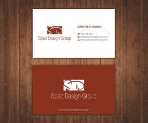 Business Card Design by Stylez Designz for Spec Design Group | Design: #12360784