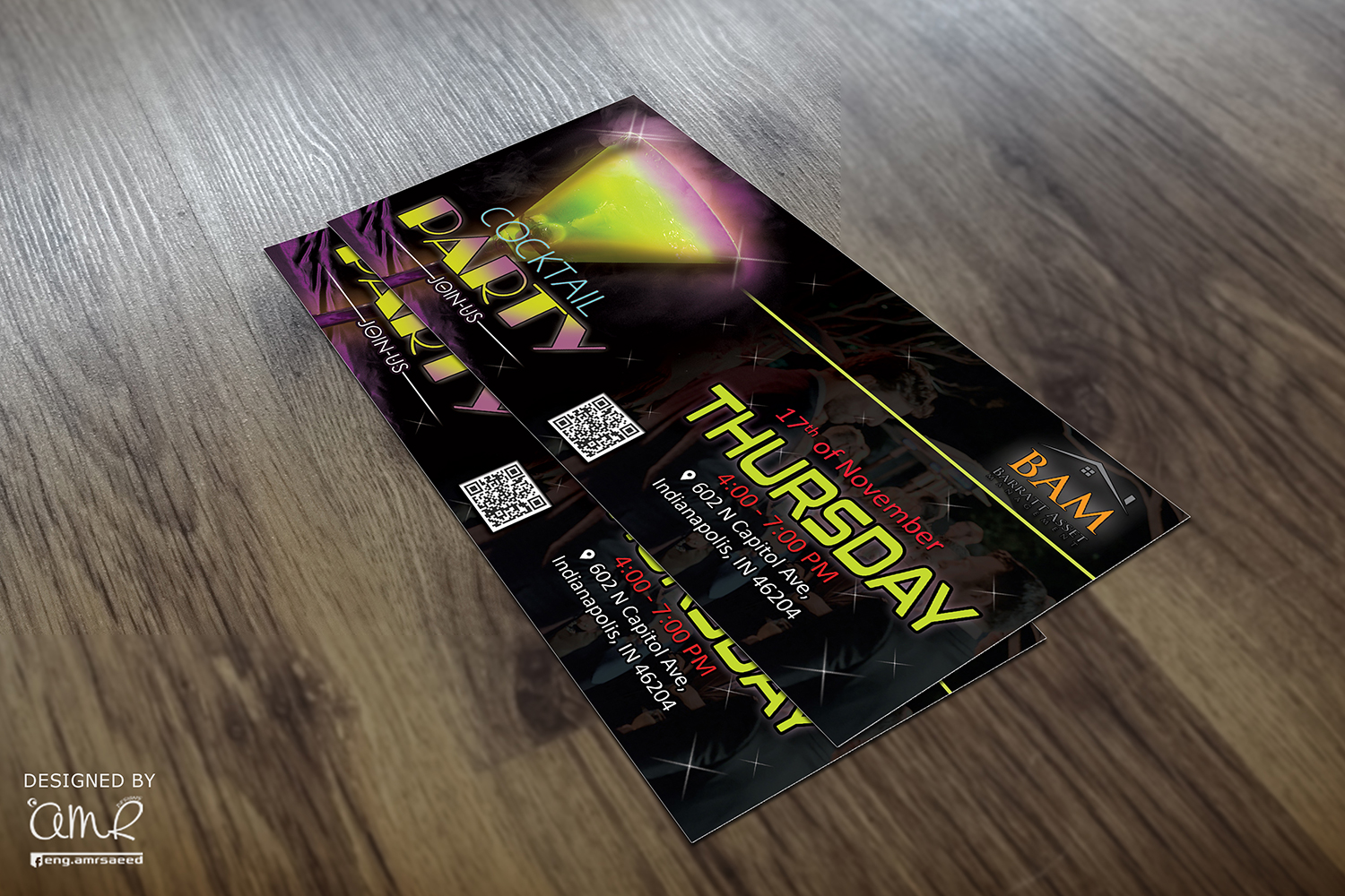 Invitation Design by Amr Saeed for Barratt Asset Management | Design #12354214