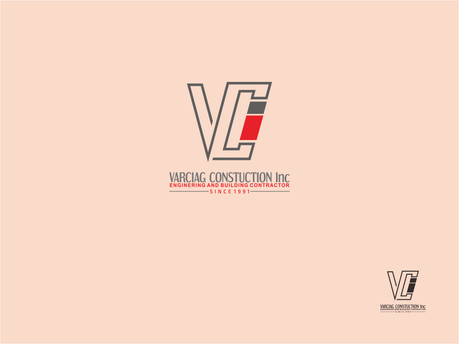 Logo Design by Bee Bee for Varciag Construction  Inc | Design #12363630
