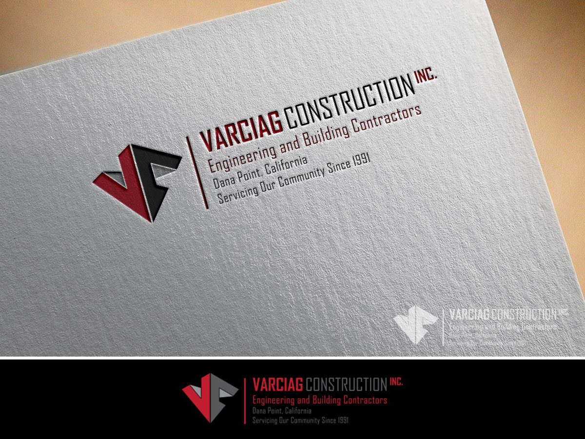 Logo Design by Kejo87 for Varciag Construction  Inc | Design #12551890