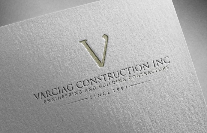 Logo Design by christianpoetoe for Varciag Construction  Inc | Design #12348396