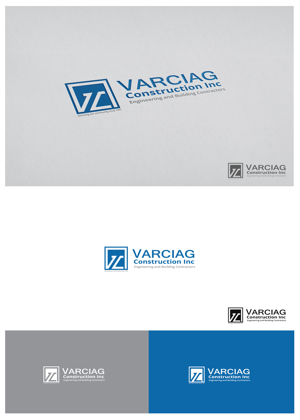Diseño de Logo por goranvisnjic82 para Varciag Construction  Inc | Diseño #12367433