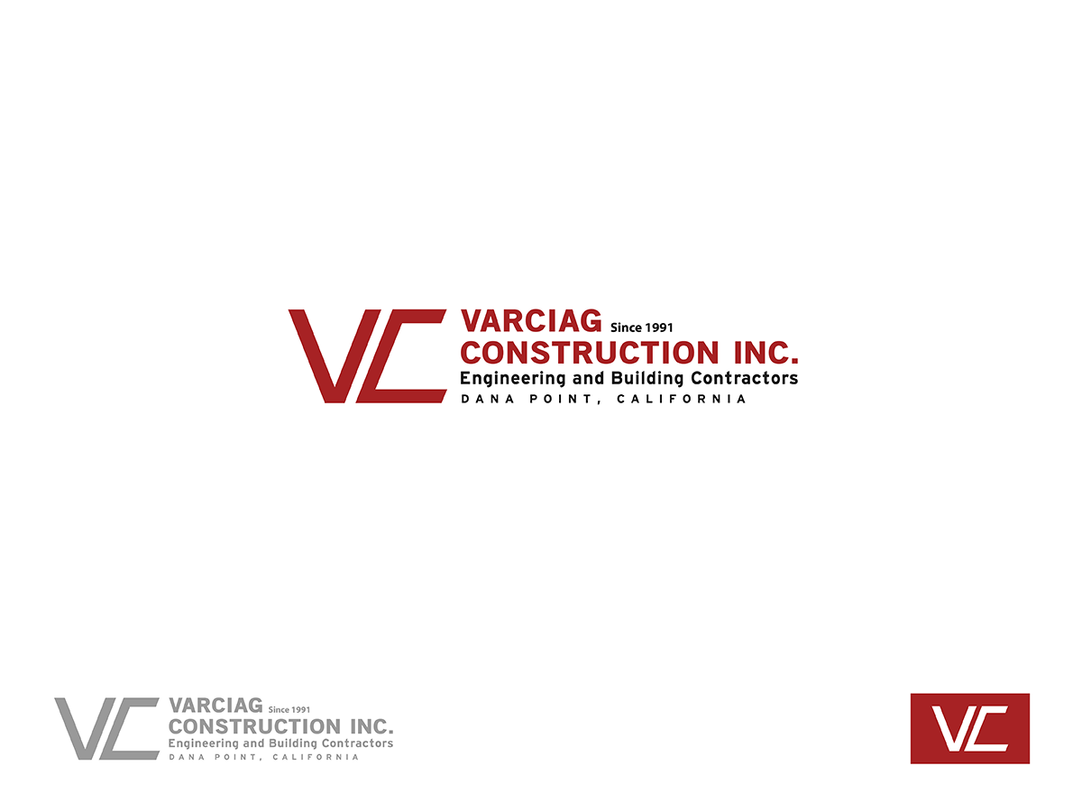 Logo Design by nzvm for Varciag Construction  Inc | Design #12385460