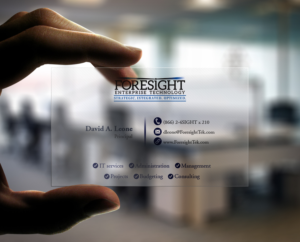 Business Card Design by Pointless Pixels India for Foresight Enterprise Technology | Design: #12349898