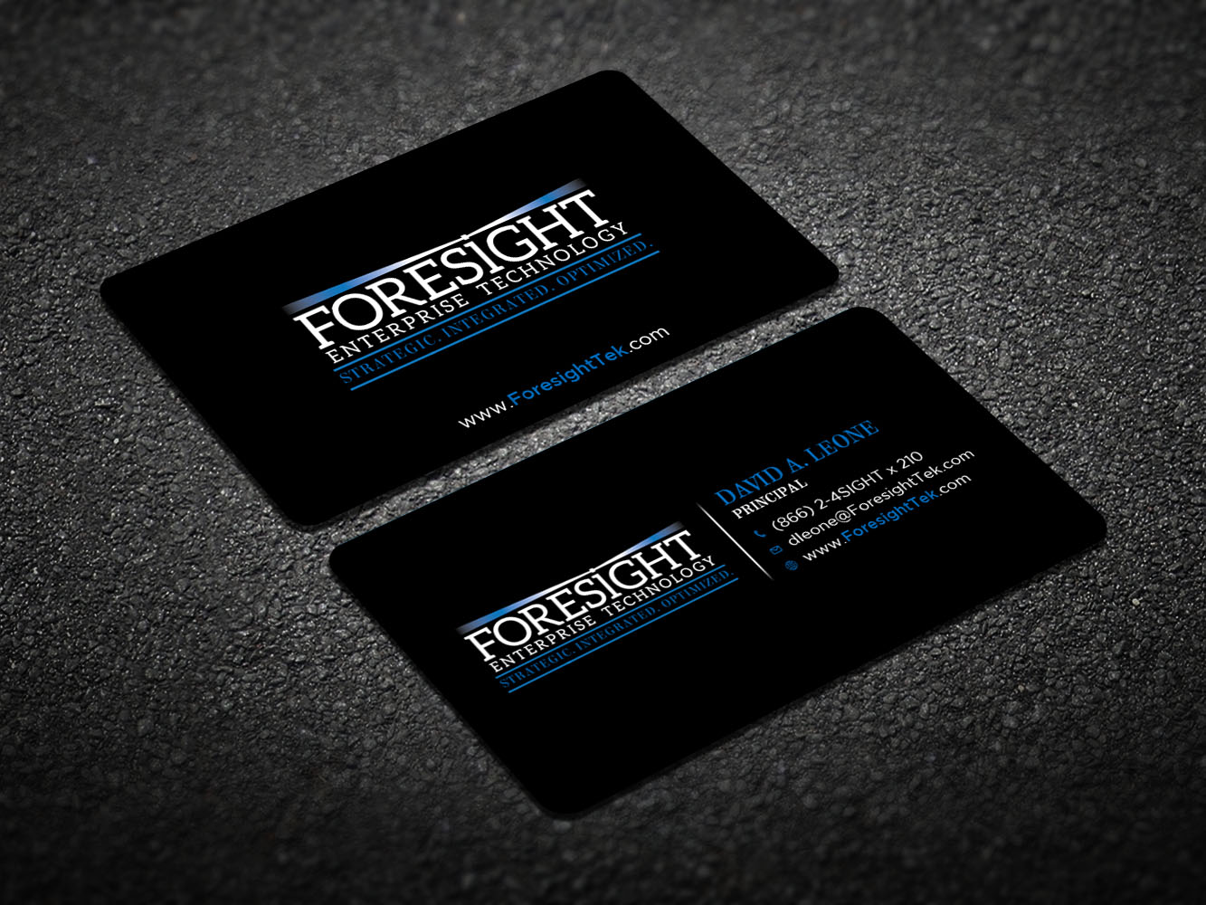 Business Card Design by Verified artistry for Foresight Enterprise Technology | Design #12389861