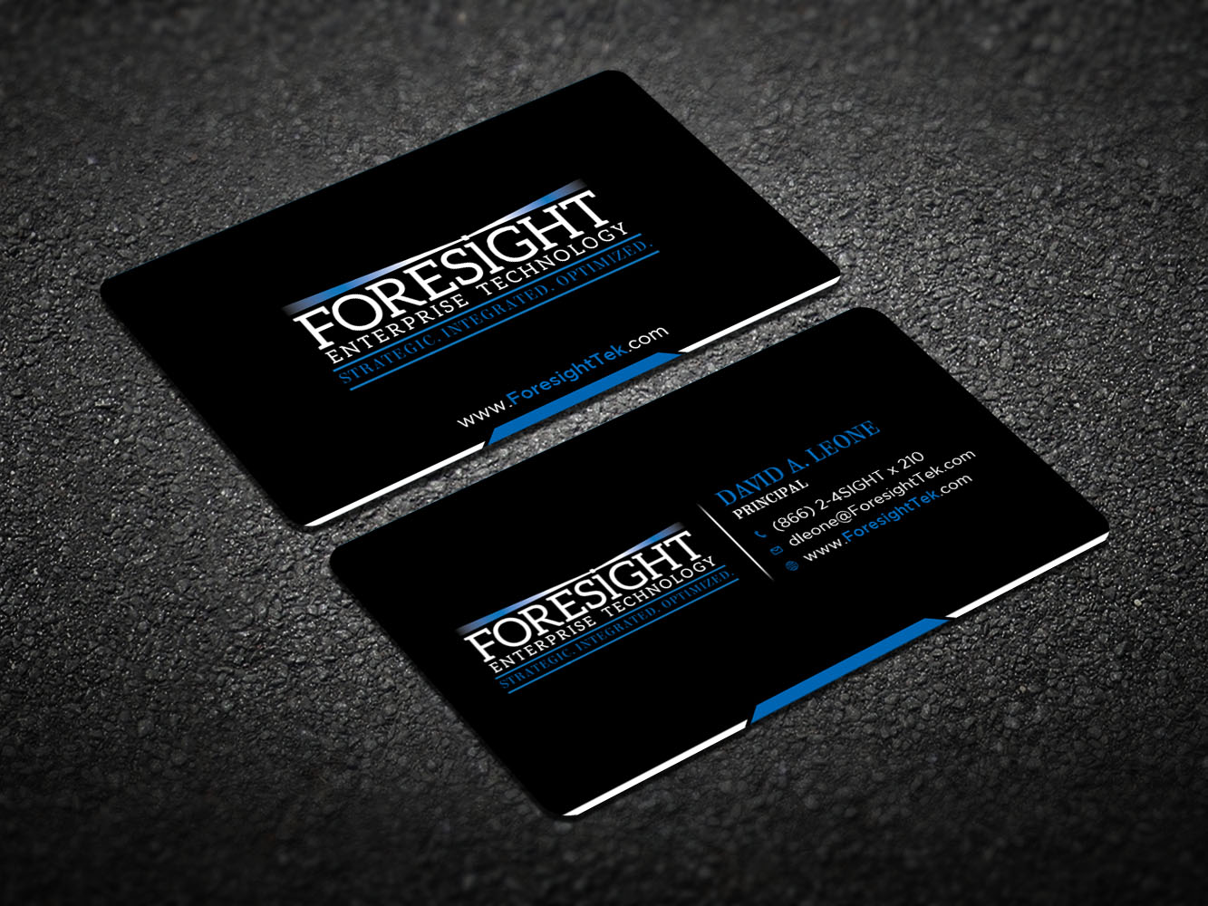 Business Card Design by Verified artistry for Foresight Enterprise Technology | Design #12389864