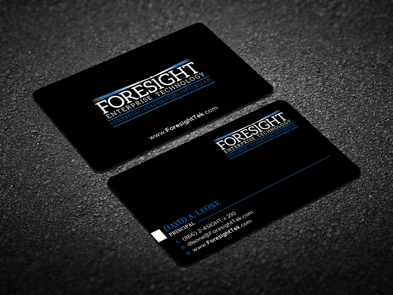 Business Card Design by Verified artistry for Foresight Enterprise Technology | Design #12389867