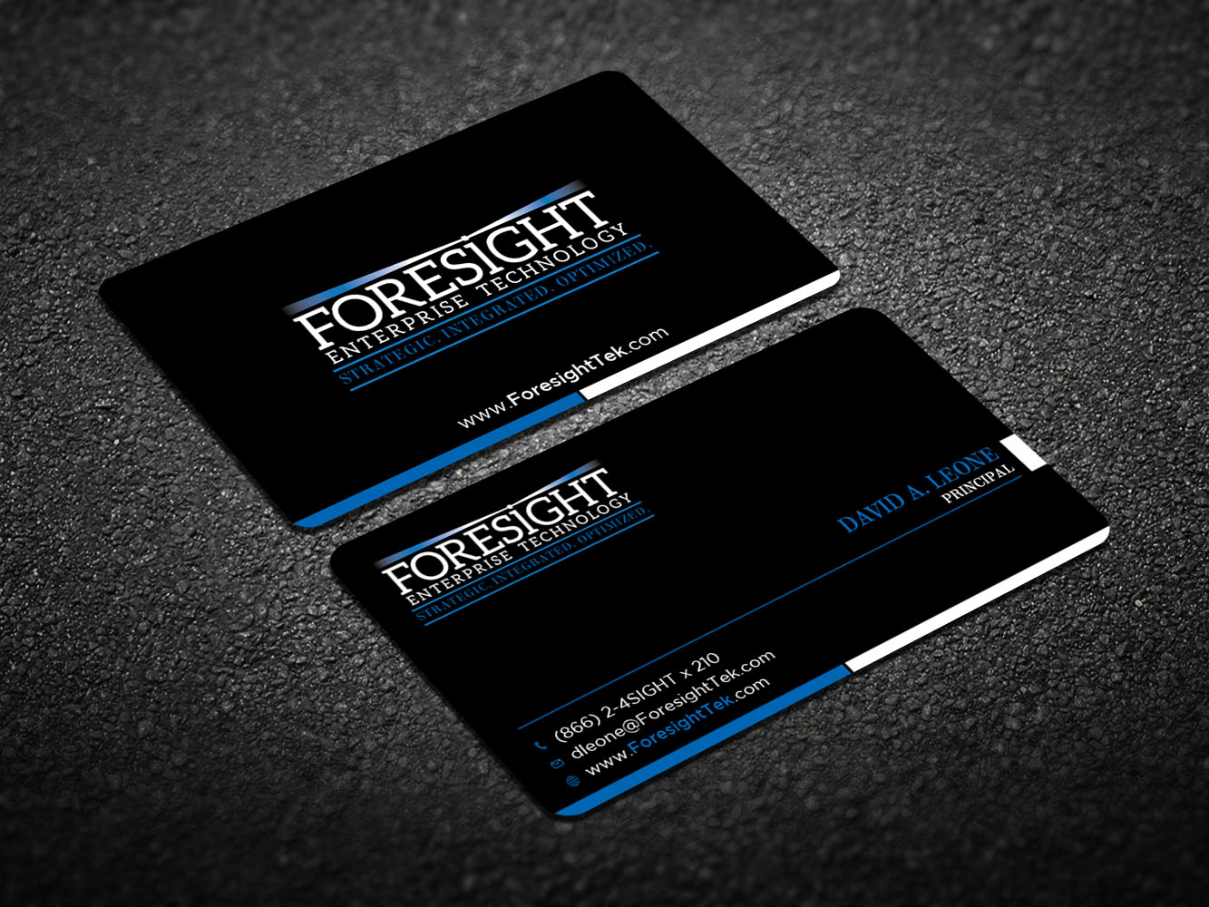 Business Card Design by Verified artistry for Foresight Enterprise Technology | Design #12389869