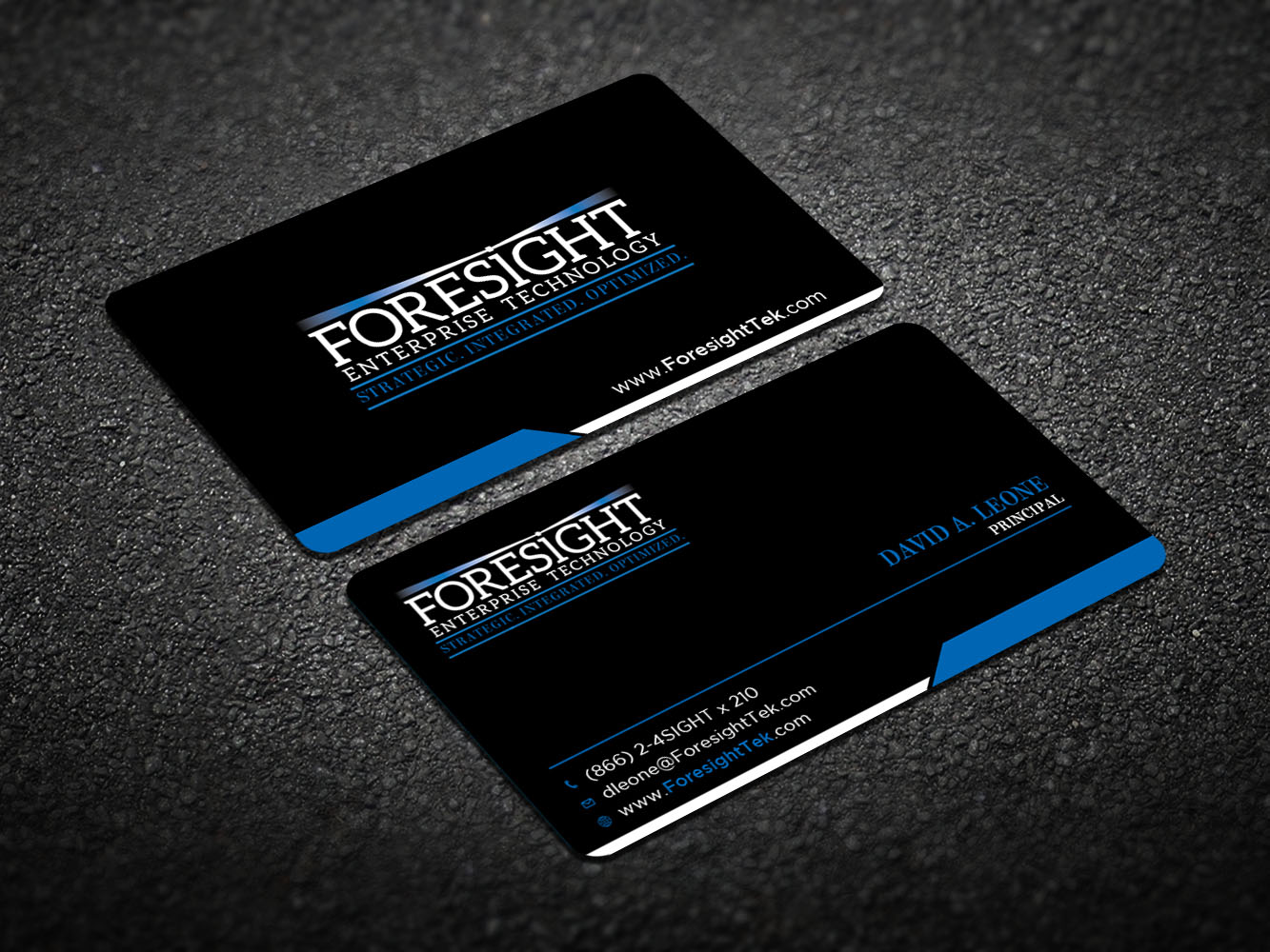 Business Card Design by Verified artistry for Foresight Enterprise Technology | Design #12389872