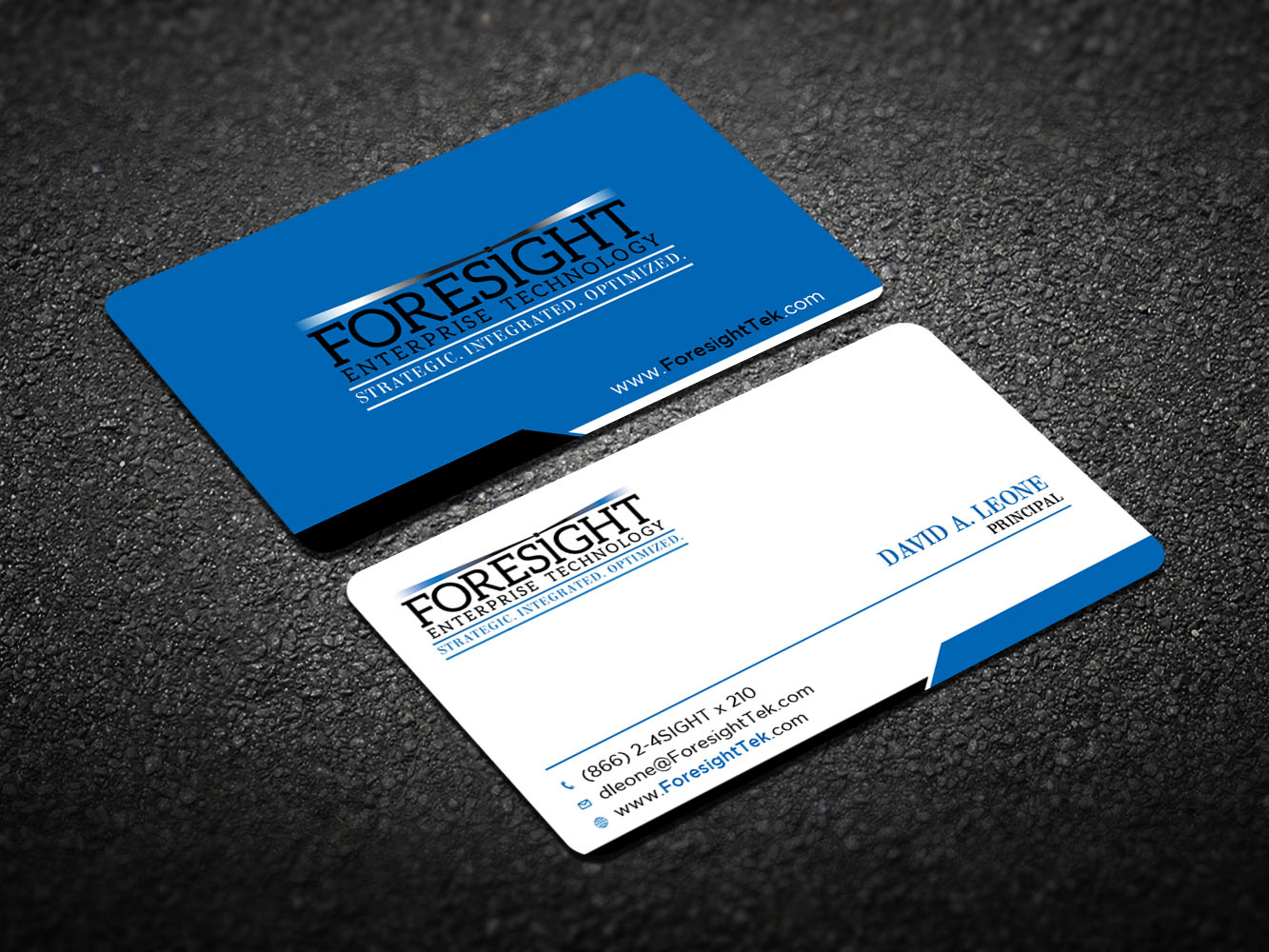 Business Card Design by Verified artistry for Foresight Enterprise Technology | Design #12389874