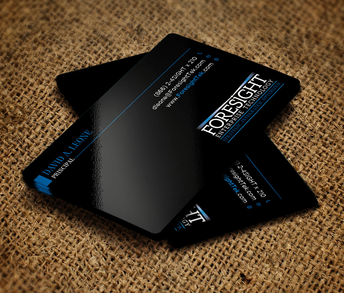 Business Card Design by Verified artistry for Foresight Enterprise Technology | Design #12389877