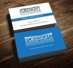 Business Card Design by Infinitive Technology for Foresight Enterprise Technology | Design: #12366823