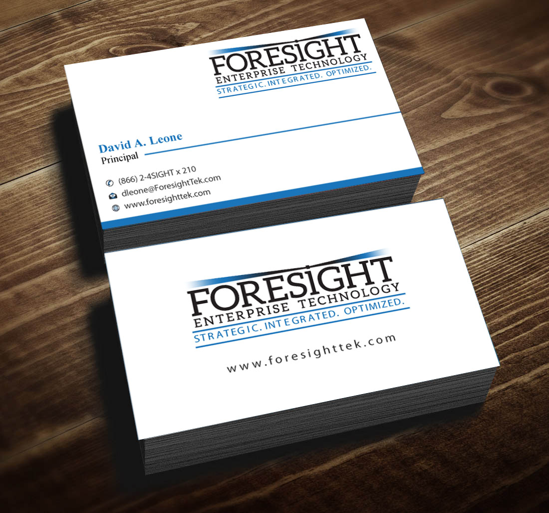 Business Card Design by Infinitive Technology for Foresight Enterprise Technology | Design #12366824