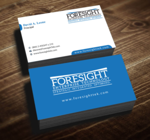 Business Card Design by Infinitive Technology for Foresight Enterprise Technology | Design: #12366826