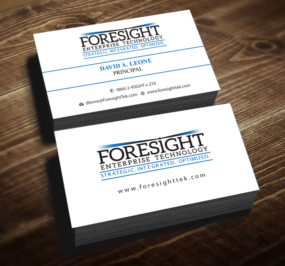 Business Card Design by Infinitive Technology for Foresight Enterprise Technology | Design #12366827