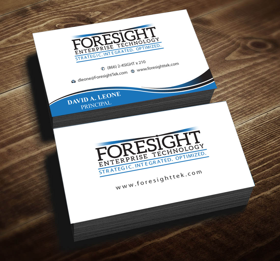 Business Card Design by Infinitive Technology for Foresight Enterprise Technology | Design #12366830