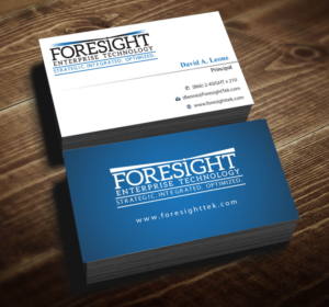 Business Card Design by Infinitive Technology for Foresight Enterprise Technology | Design: #12366831