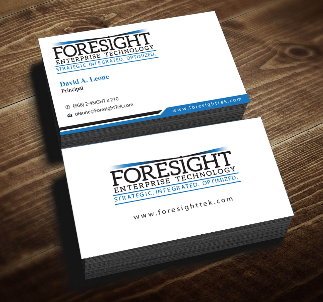 Business Card Design by Infinitive Technology for Foresight Enterprise Technology | Design #12366832