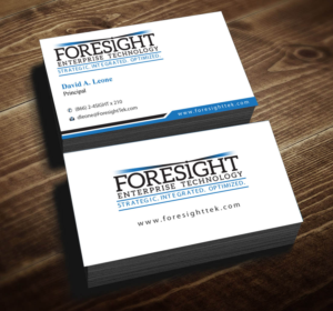 Business Card Design by Infinitive Technology for Foresight Enterprise Technology | Design: #12366832
