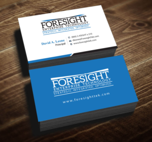 Business Card Design by Infinitive Technology for Foresight Enterprise Technology | Design: #12366833