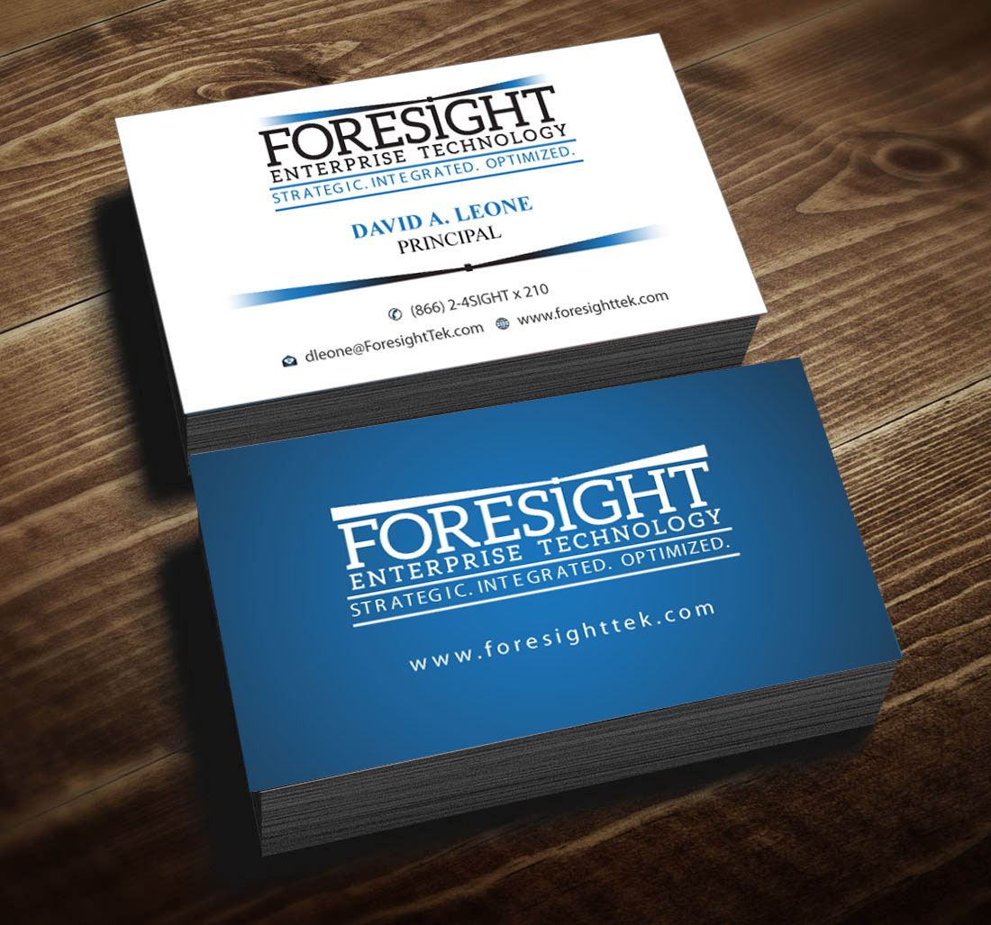 Business Card Design by Infinitive Technology for Foresight Enterprise Technology | Design #12366834