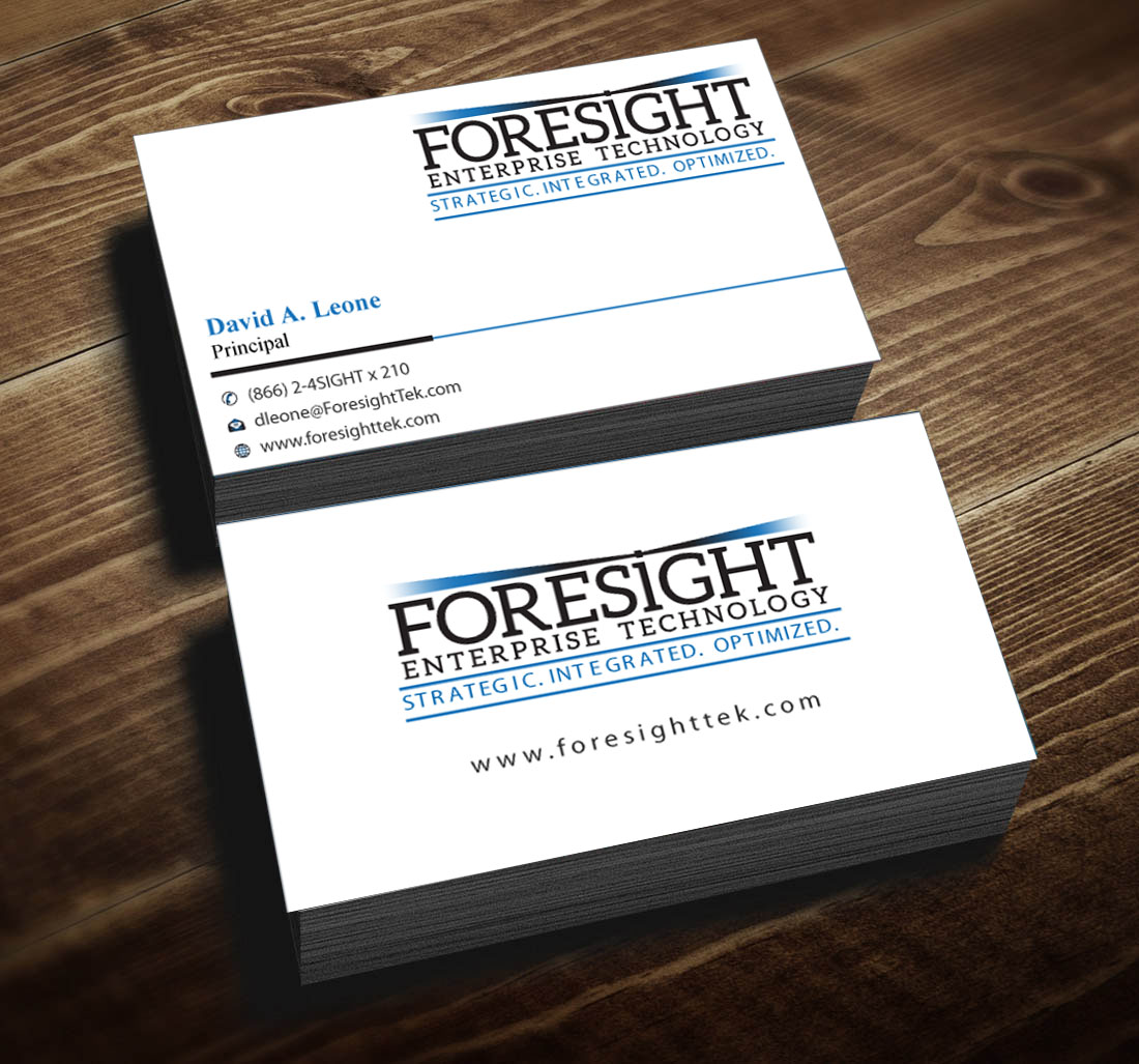 Business Card Design by Infinitive Technology for Foresight Enterprise Technology | Design #12366845
