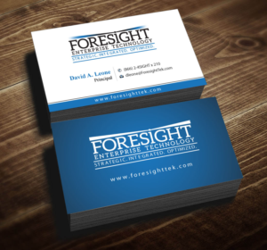 Foresight Enterprise Technology - IT Services Company/Managed Services/Consulting Card Design | Business Card Design by Infinitive Technology