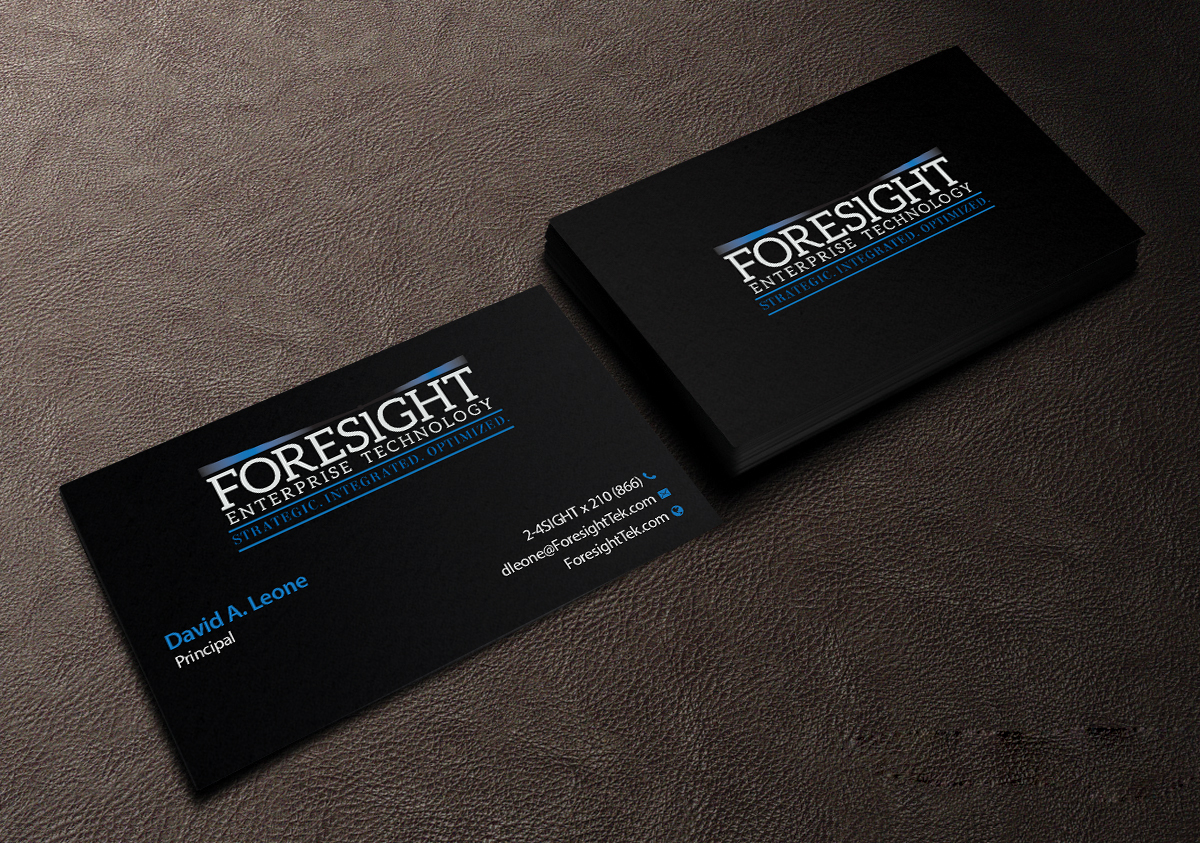 Business Card Design by Creations Box 2015 for Foresight Enterprise Technology | Design #12354805