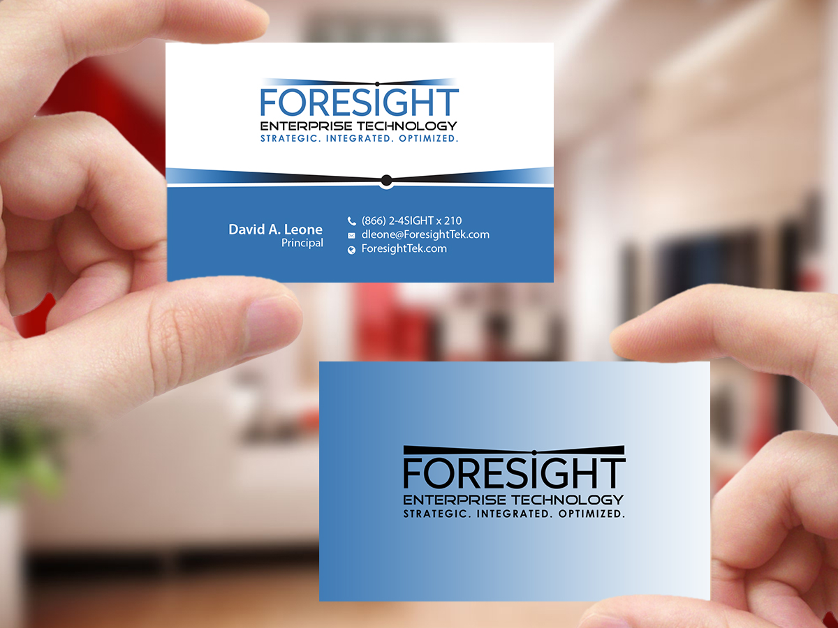 Business Card Design by Creations Box 2015 for Foresight Enterprise Technology | Design #12354816