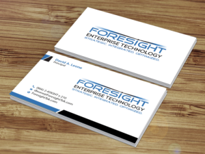Diseño de Tarjeta de Presentación por Creations Box 2015 para Foresight Enterprise Technology | Diseño: #12354817