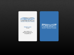 Diseño de Tarjeta de Presentación por Creations Box 2015 para Foresight Enterprise Technology | Diseño: #12354818