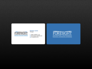 Diseño de Tarjeta de Presentación por Creations Box 2015 para Foresight Enterprise Technology | Diseño: #12354821