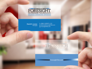 Diseño de Tarjeta de Presentación por Creations Box 2015 para Foresight Enterprise Technology | Diseño: #12354822