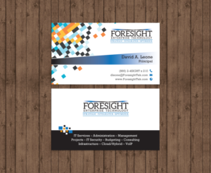 Diseño de Tarjeta de Presentación por chandrayaan.creative para Foresight Enterprise Technology | Diseño: #12373282