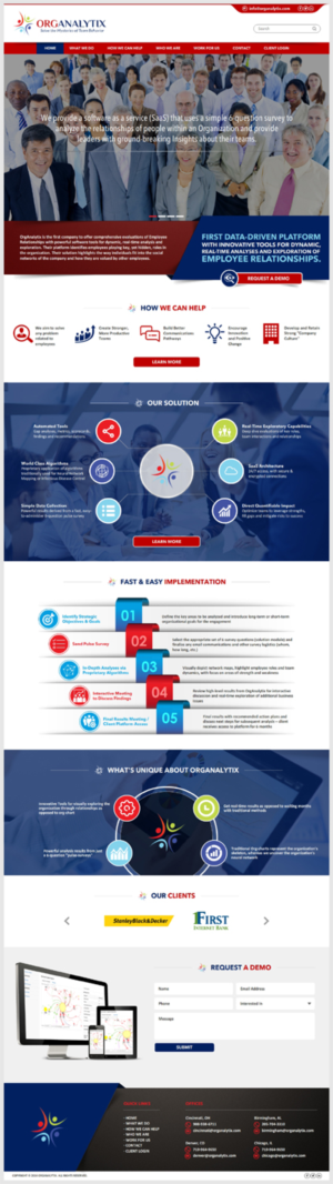 Web Design by -Marc- for OrgAnalytix | Design: #12557560