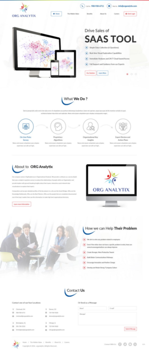 Web Design by pb for OrgAnalytix | Design: #12545593