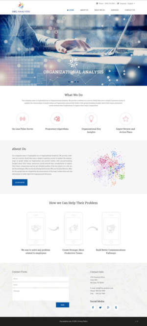 Web Design by pb for OrgAnalytix | Design: #12545594