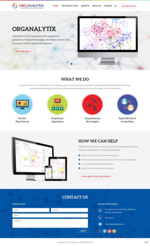 Web Design by pb for OrgAnalytix | Design: #12545597