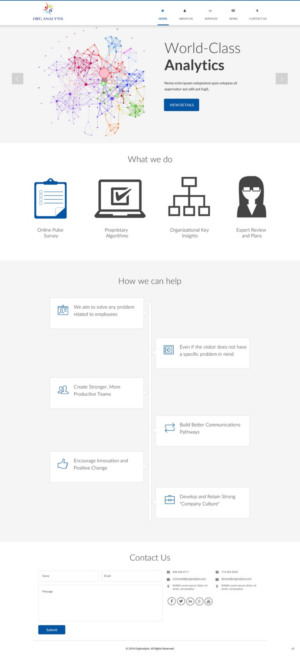 Web Design by pb for OrgAnalytix | Design: #12556582