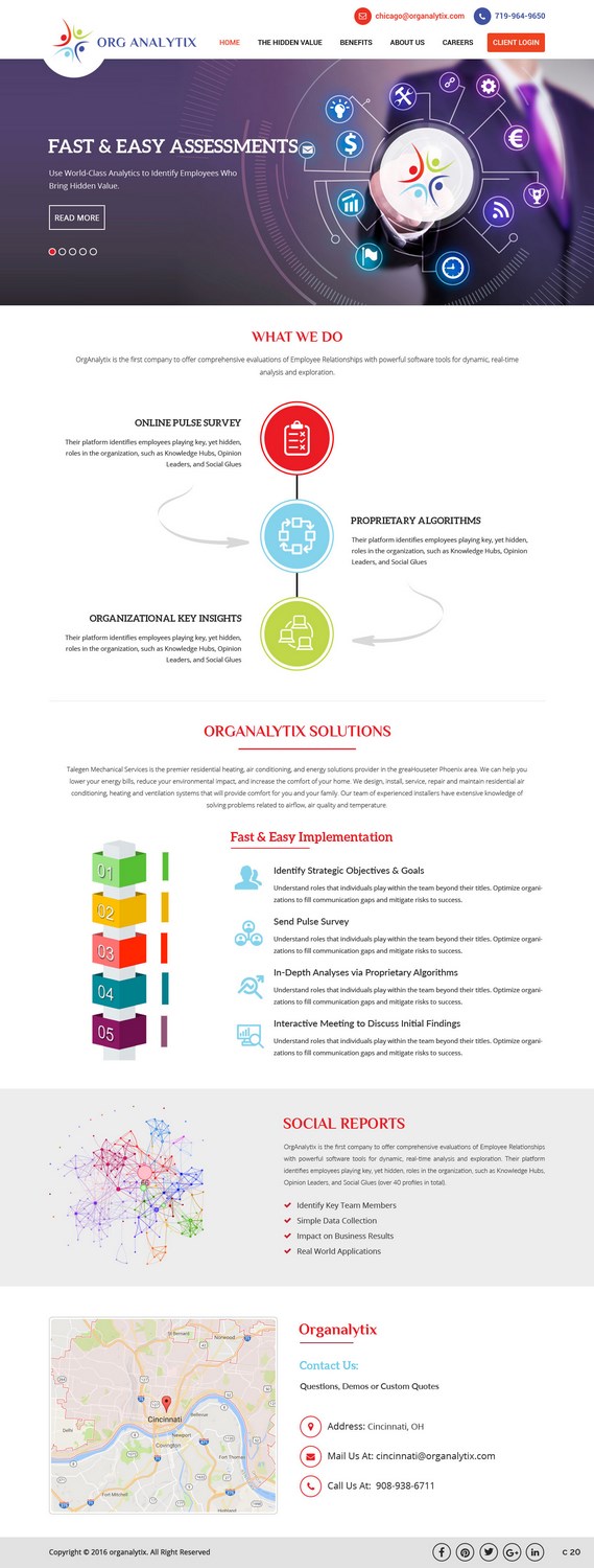 Web-Design von pb für OrgAnalytix | Design #12556586