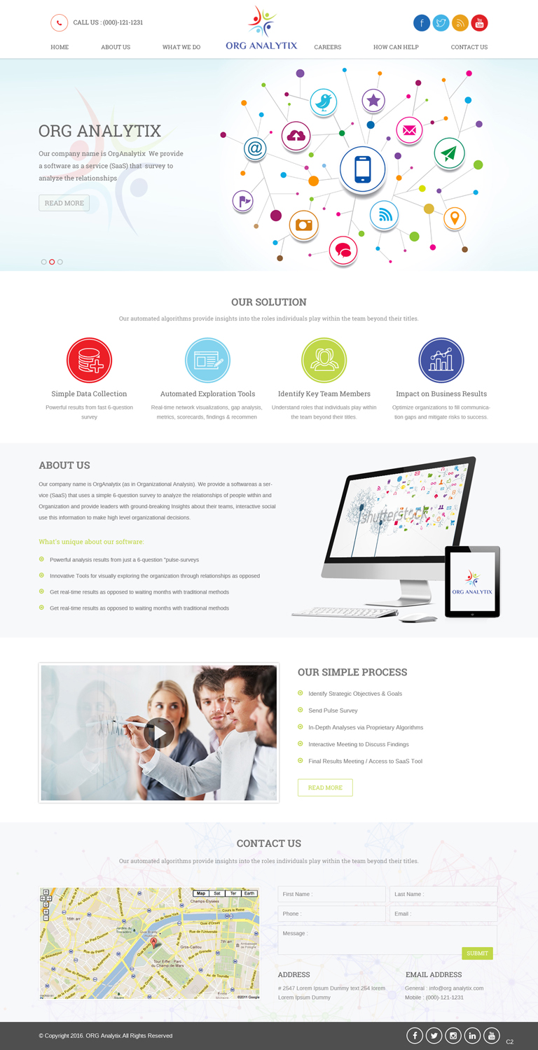 Web Design by pb for OrgAnalytix | Design #12580671