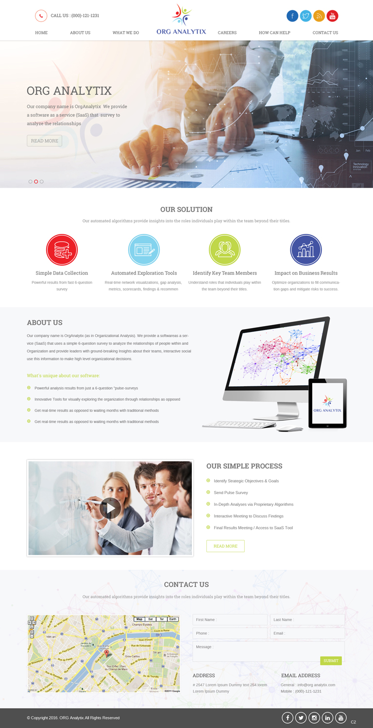 Web Design by pb for OrgAnalytix | Design #12580672