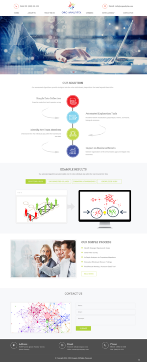 Web Design by pb for OrgAnalytix | Design: #12621115