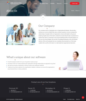 Web Design by syrwebdevelopment for OrgAnalytix | Design: #12668549