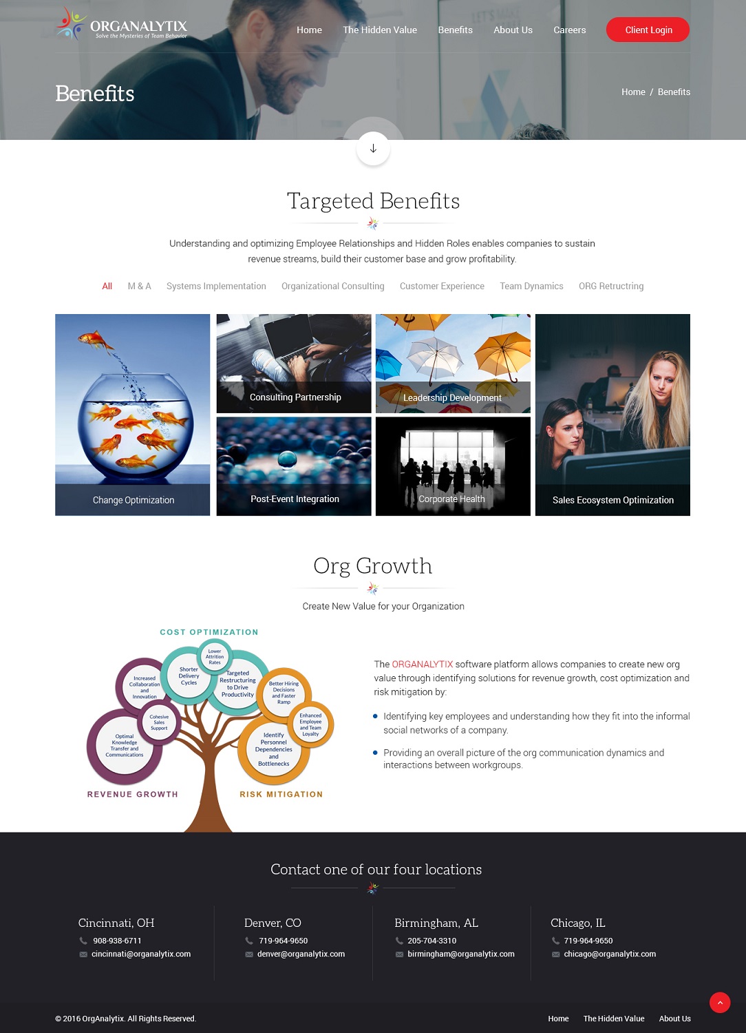 Web Design by syrwebdevelopment for OrgAnalytix | Design #12668552