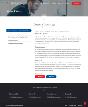 Web Design by syrwebdevelopment for OrgAnalytix | Design: #12691781