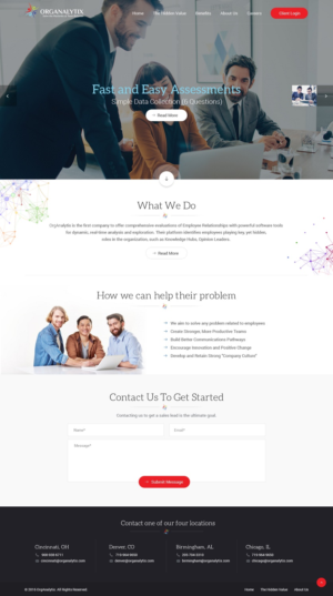 Web Design by syrwebdevelopment for OrgAnalytix | Design: #12691782