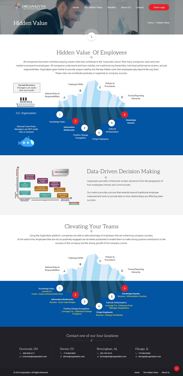 Diseño Web por syrwebdevelopment para OrgAnalytix | Diseño #12691784