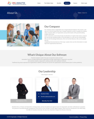 Web Design by zxsolutions for OrgAnalytix | Design: #12692207